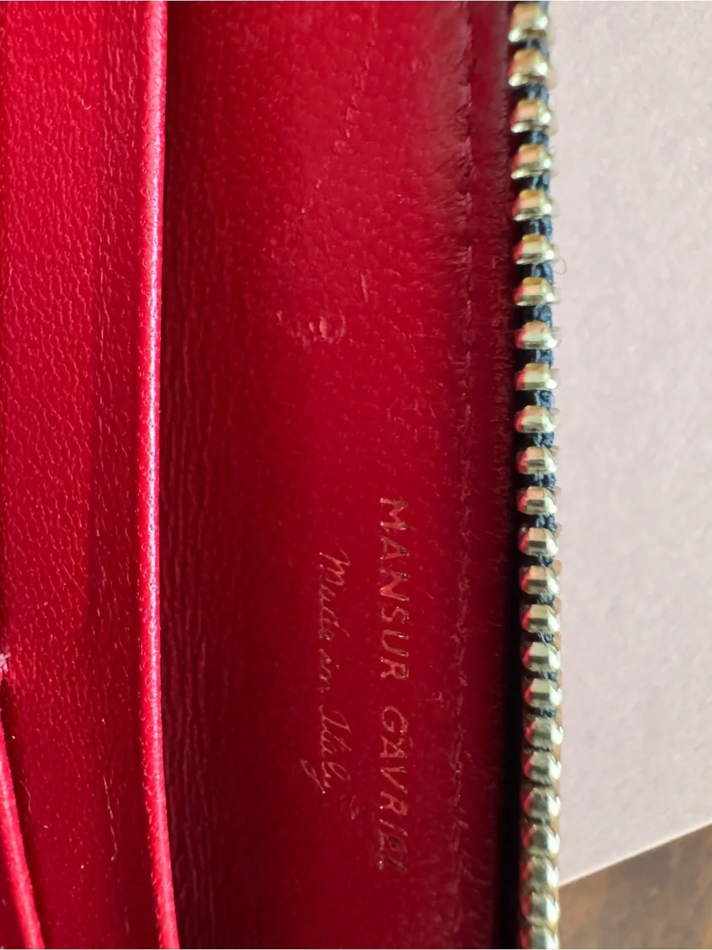 Mansur Gavriel Black Leather Continental Wallet